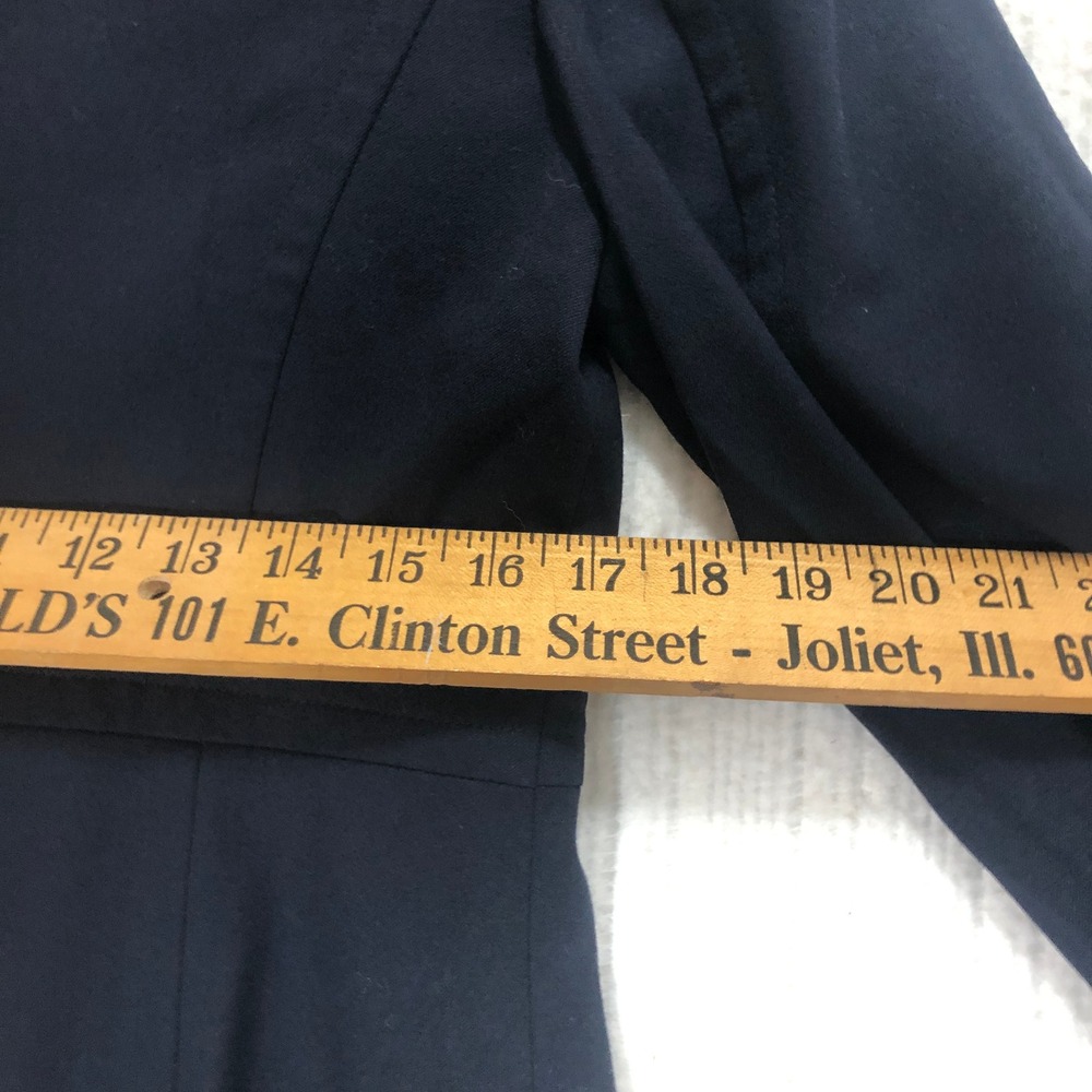 Talbots Navy Women's Blazer with Gold Buttons - Picture 10 of 12